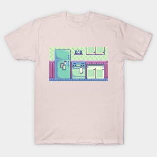 Cozy Pixel Kitchen T-Shirt